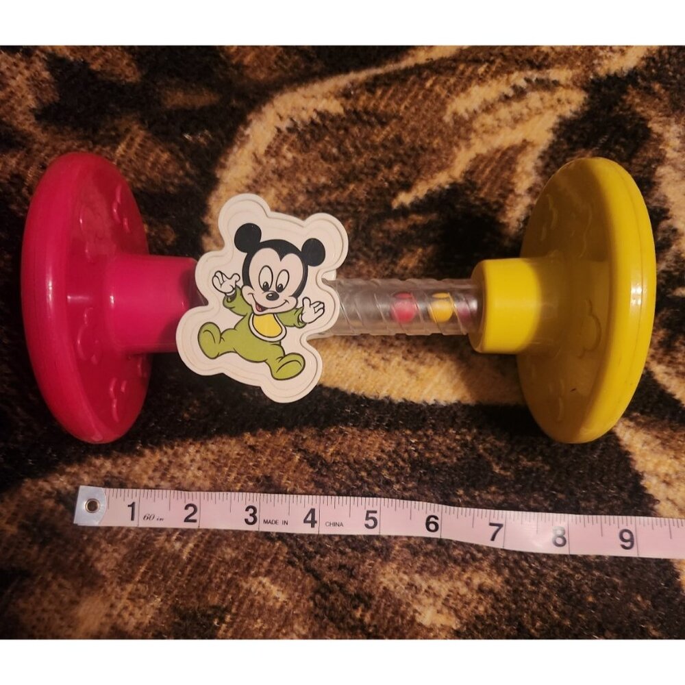 1990 Vintage Disney Flip N Twirl Rattle Toy